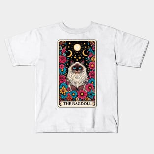 Ragdoll Cat Tarot Card Kids T-Shirt